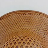 Colonial hat in rattan canning 70s