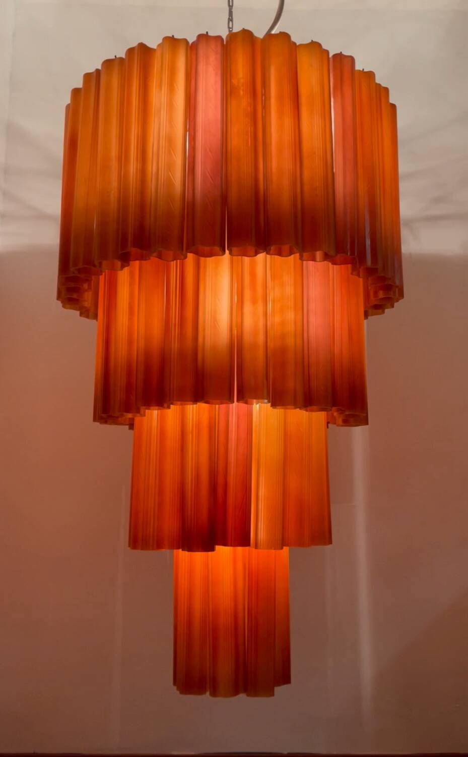 Extra Large Tube Tronchi Chandelier 21 Lights