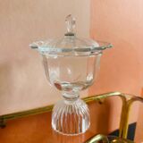 Old glass candy box