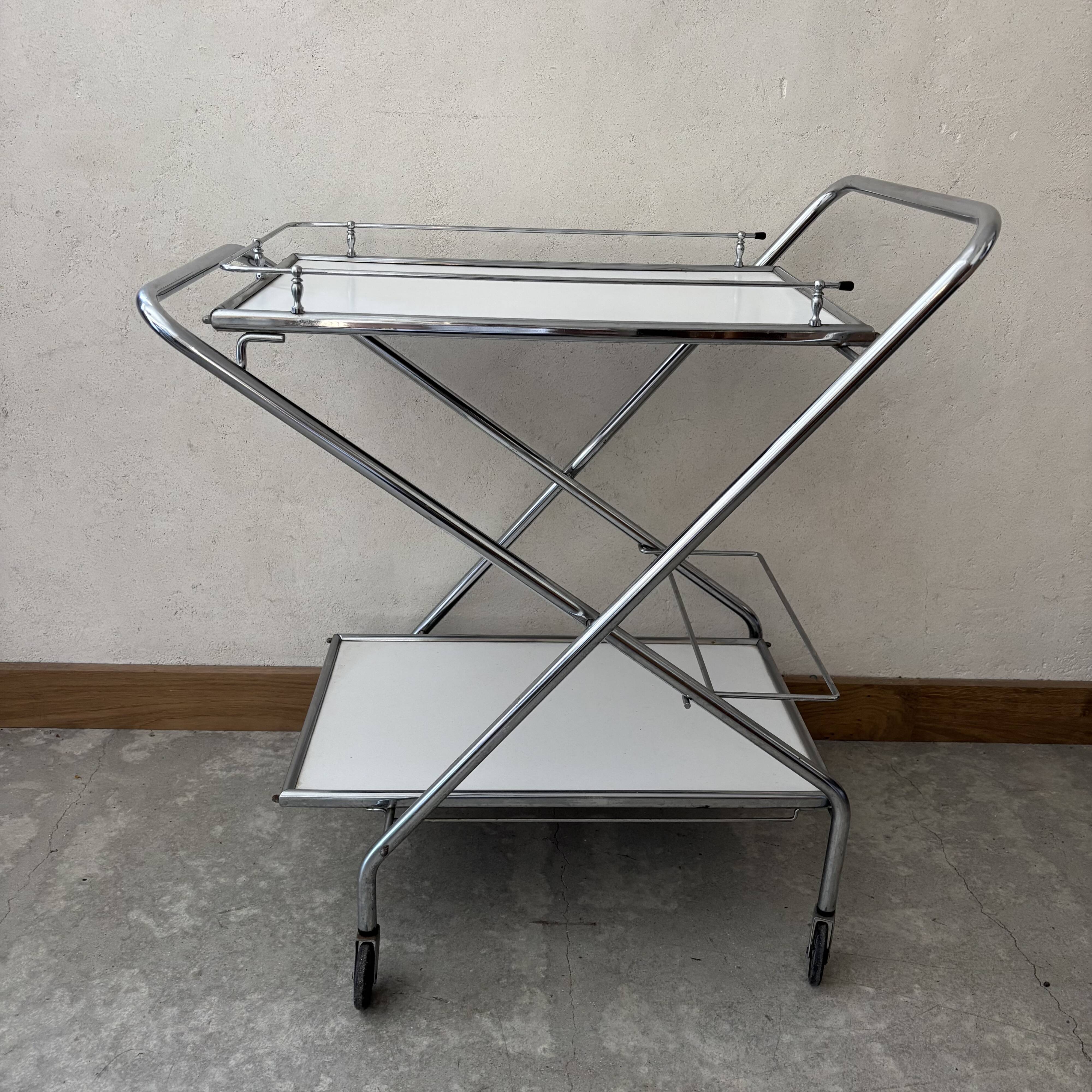 Vintage folding dessert table