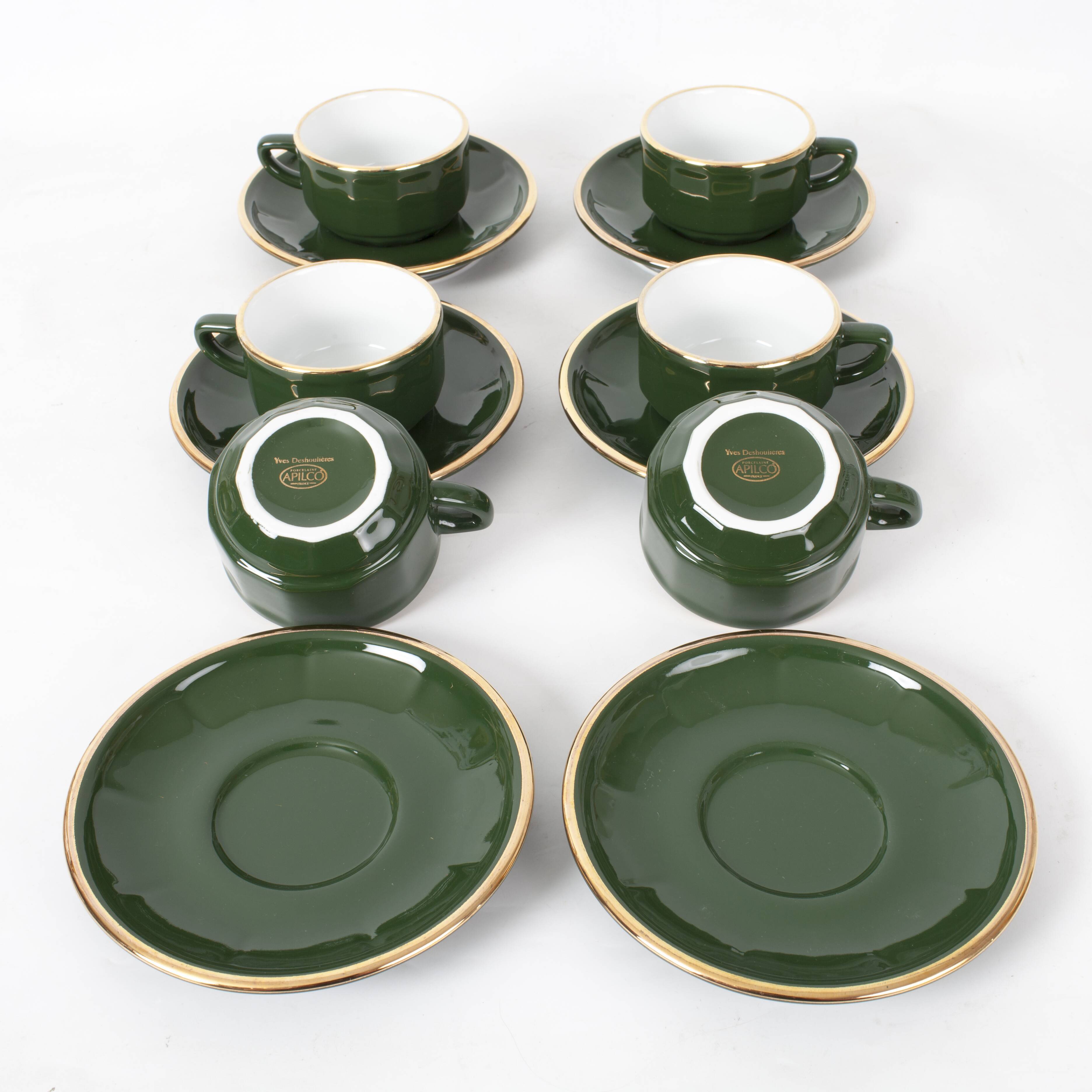 6 cups to coffee Yves Deshoulières Apilco