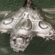 Silver-plated palm lamp, 1910, Thomas Bradbury & Sons