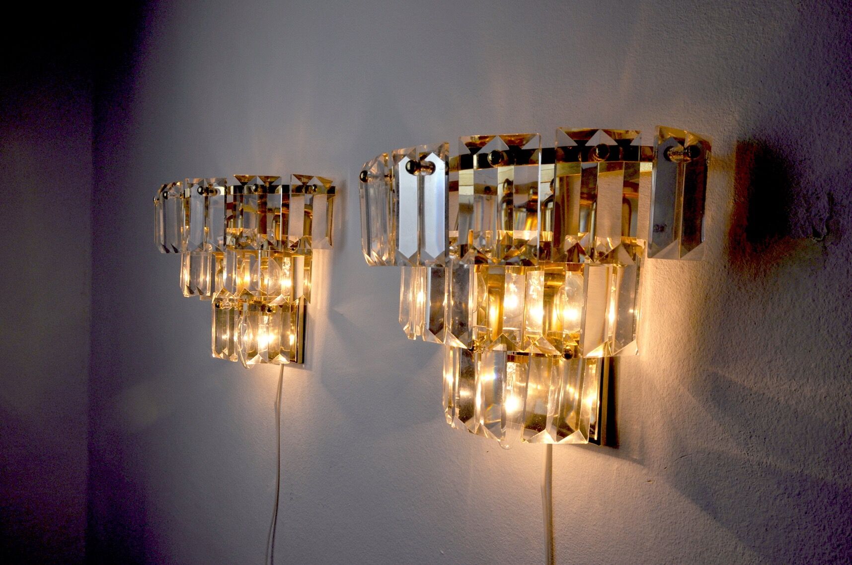 Pair of Kinkeldey appliques, Germany, 1970