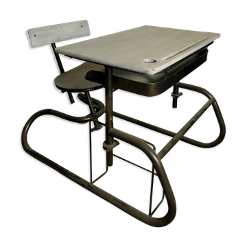 "American vintage" 60 's schoolboy's desk
