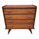 Commode vintage scandinave, pieds compas