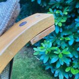 fauteuil en hêtre stratifié scandinave vers les années 1960