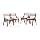 Lot de 4 chaises Skoczek des années 60