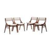 Set of 4 skoczek chairs from the 60s