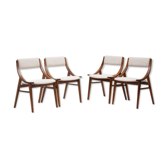 Lot de 4 chaises Skoczek des années 60
