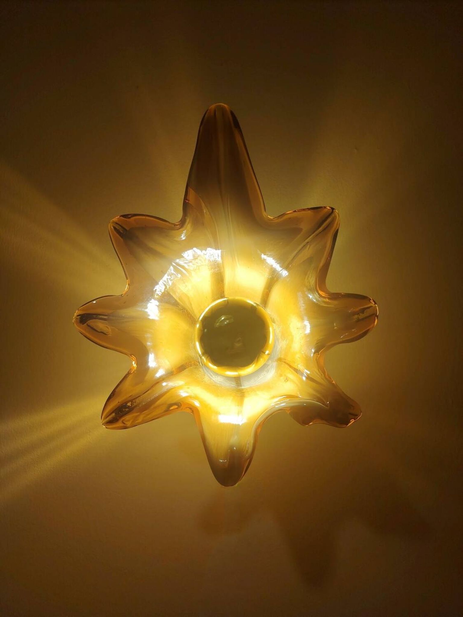 Murano vintage wall light