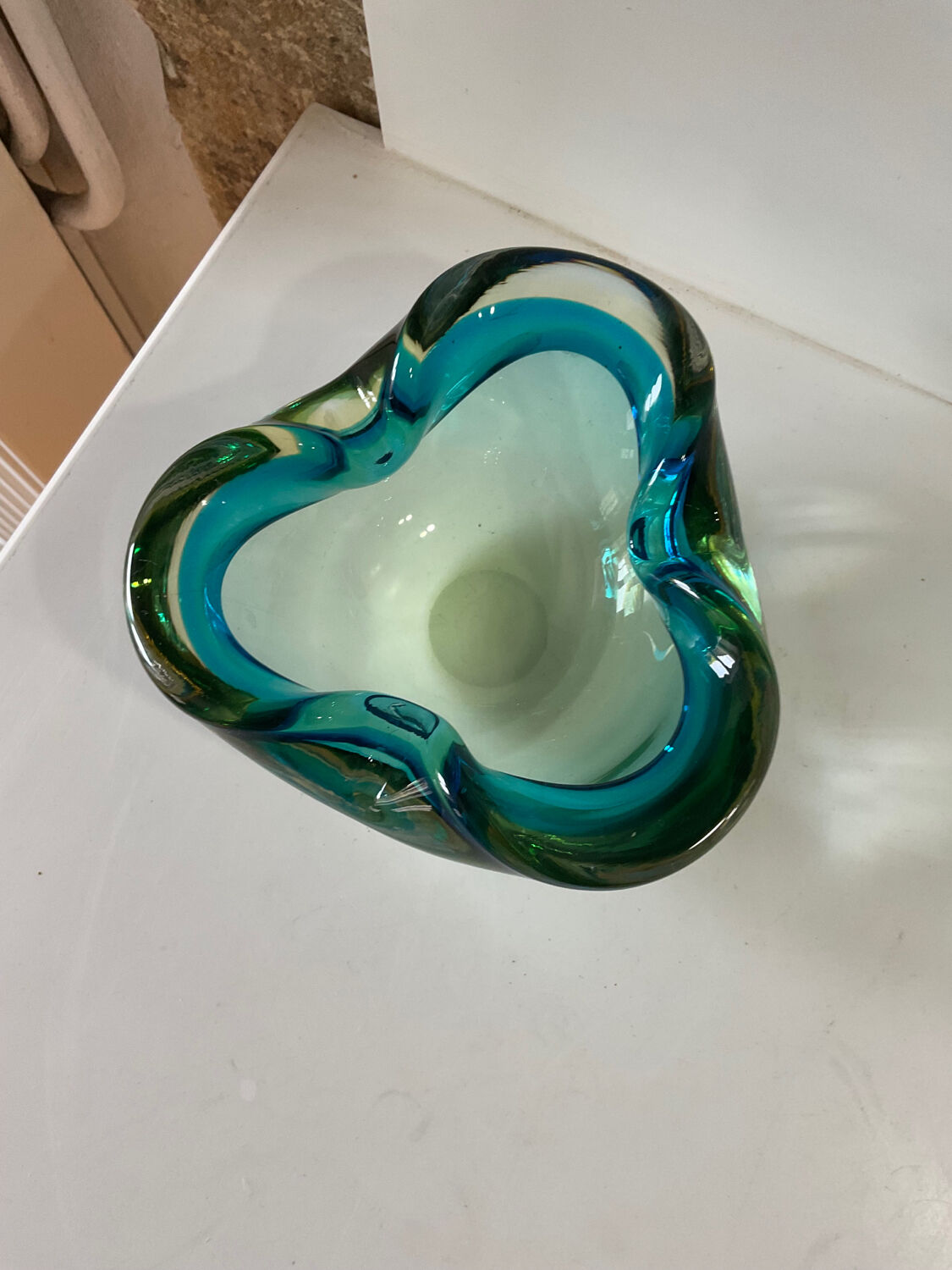 Ashtray vintage murano glass pocket 1950/1970