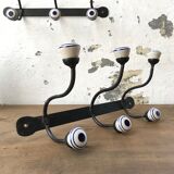 Porcelain and wrought iron