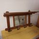 Wall coat rack with mirror