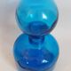 Carafe with blue Empoli stopper from the 70s Height 24.5 cm