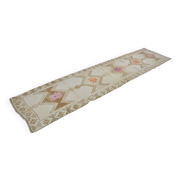 Organic Vintage Wool Runner Rug sku 2068