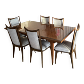 Rectangular table and 6 chairs