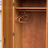 Armoire rotin et pieds compas 1960
