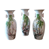 Chinese Vase Trio
