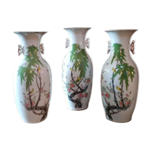 Chinese Vase Trio
