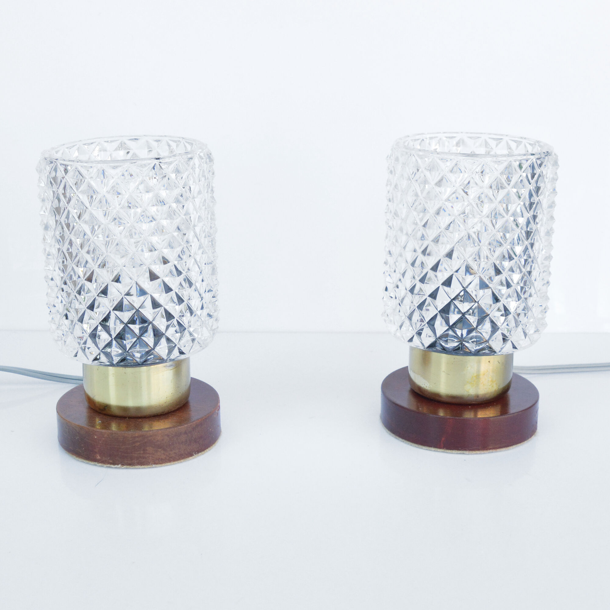 A pair of bedside lamps, brusel style, Pokrok Žilina, Czechoslovakia, 1960s