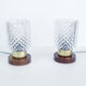 A pair of bedside lamps, brusel style, Pokrok Žilina, Czechoslovakia, 1960s