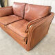 1980s two-seater leather sofa