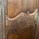 Beautiful and ancient Norman wedding wardrobe, richly carved