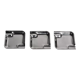 Set de 3 cendriers Wilhelm Wagenfeld design Bauhaus