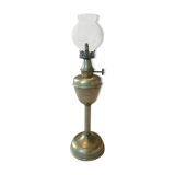 Lampe à huile en étain