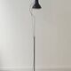 Adjustable anthracite floor lamp 1716 by Josef Hurka for Napako