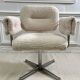 Vintage armchair in faux sheep's fur
