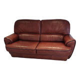 Full grain leather sofa