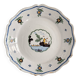 18th Century Nevers Earthenware Plate | Windmill and River