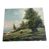 Tableau ancien paysage
