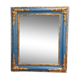 petit miroir Louis-Philippe doré patiné