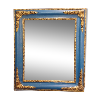small Louis-Philippe mirror with patinated gold