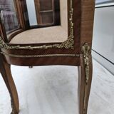 Louis XV style curved display case