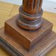 Wooden column pedestal in Louis XVI style, height: 93 cm.
