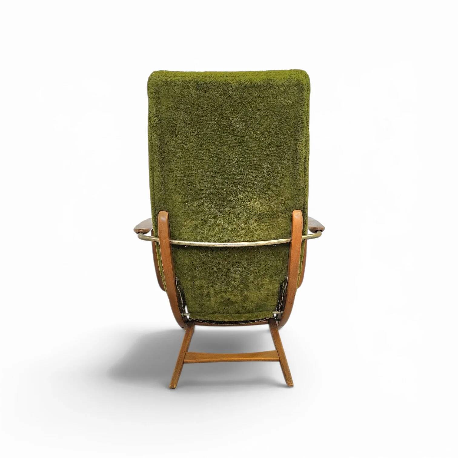 2 x 20th-century vintage design reclining armchairs