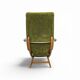 2 x 20th-century vintage design reclining armchairs