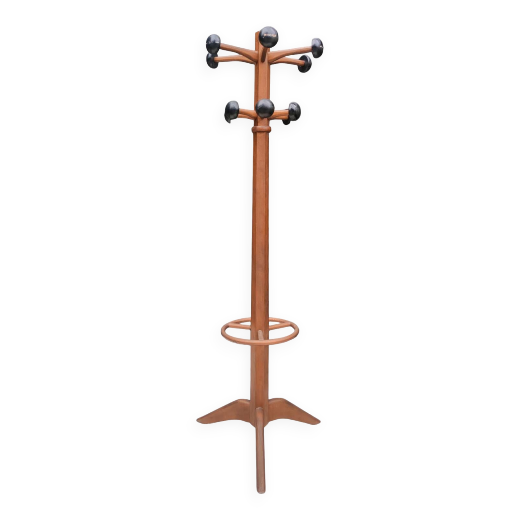 Stella vintage coat rack with 12 hooks
