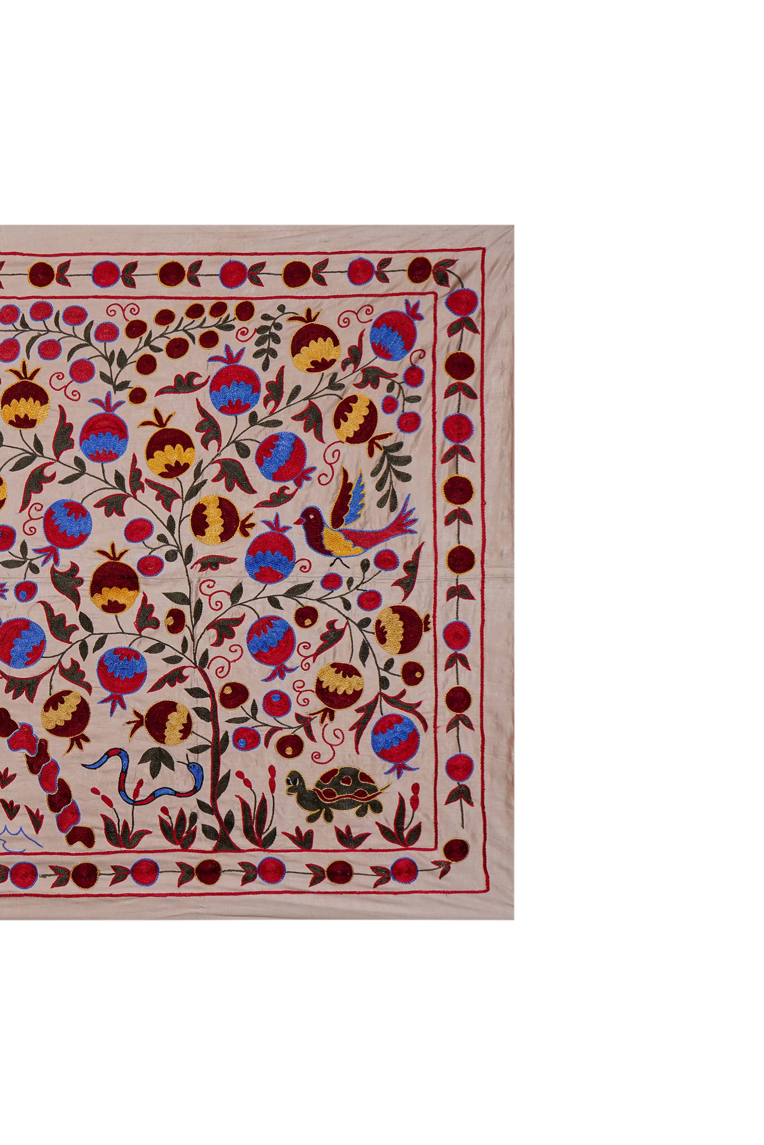 Hand-knotted rug, vintage Turkish rug 104x185 cm