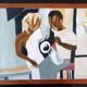 M.L Gourlay - Oil on canvas - "The saxophonist"