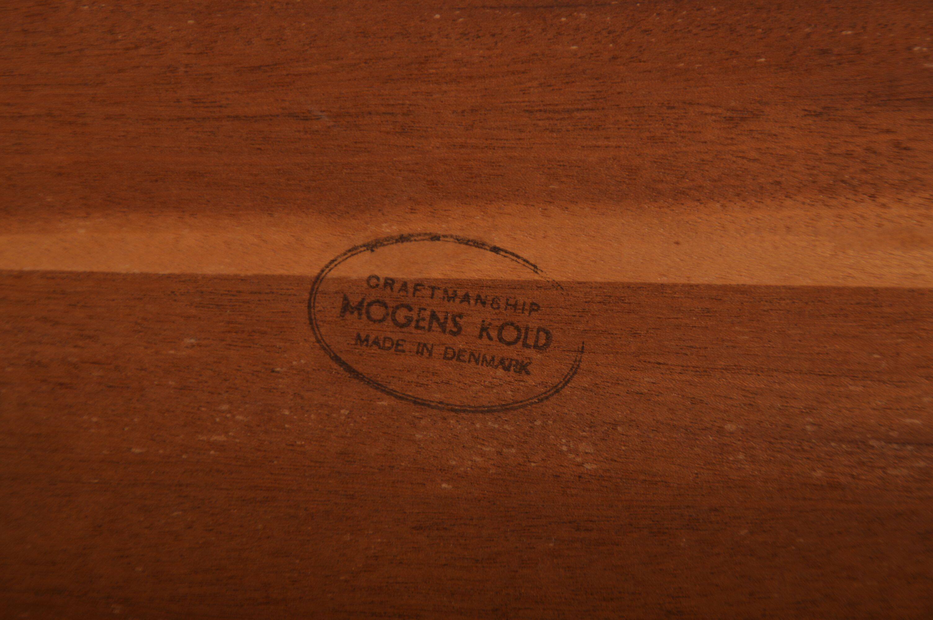 Danish 'Surfboard' coffee table by Arne Hovmand Olsen for Mogens Kold, 1950