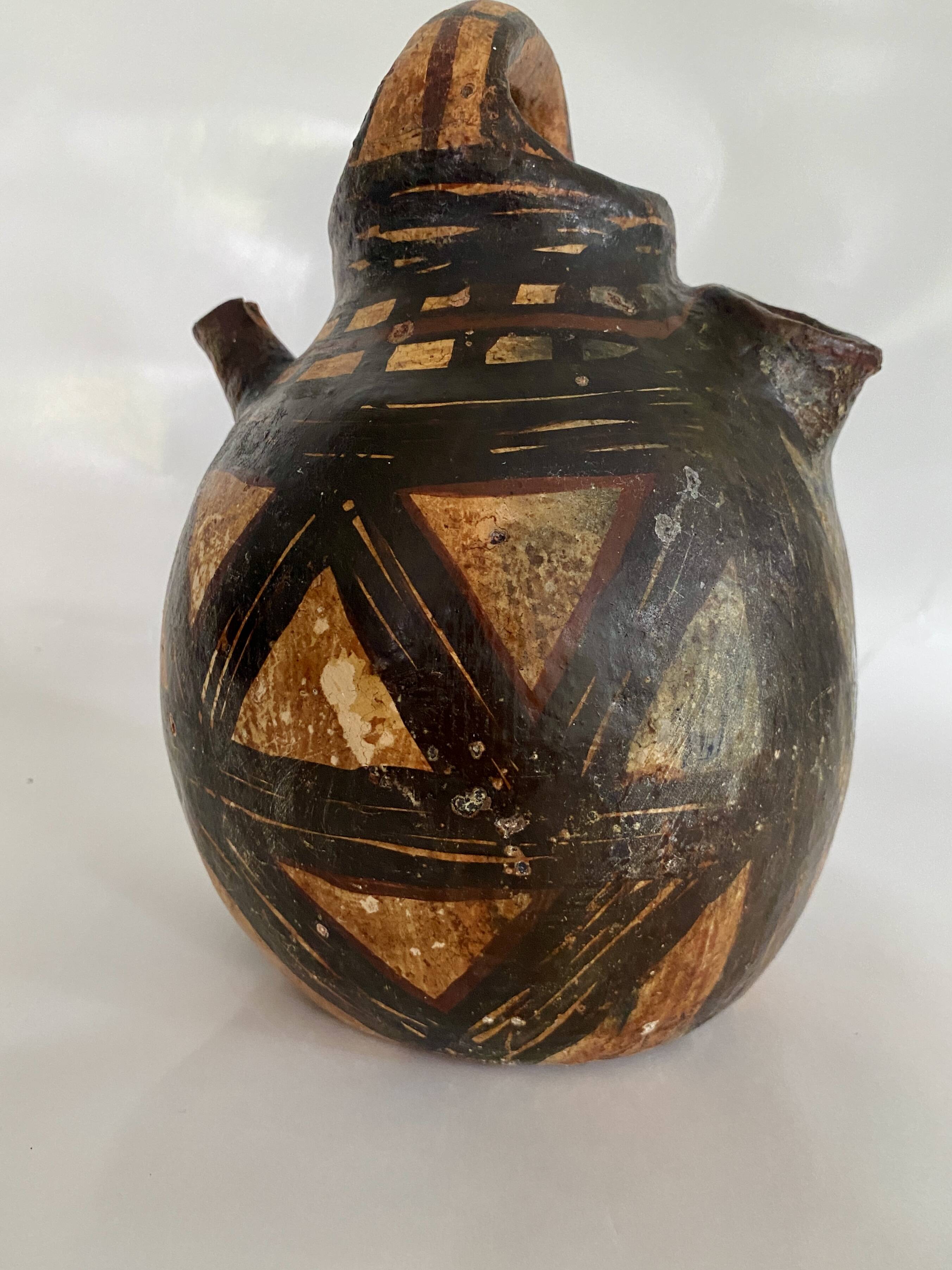 Gargoulette kabyle en terre cuite