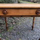 Old rattan desk
