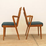 Paire de chaises tchécoslovaques vintage en bois courbé par Jitona, années 1970