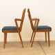 Pair of vintage Czechoslovak chairs in bent wood by Jitona, 1970s.