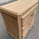 Petite commode art déco rénovée en chêne brut 1950