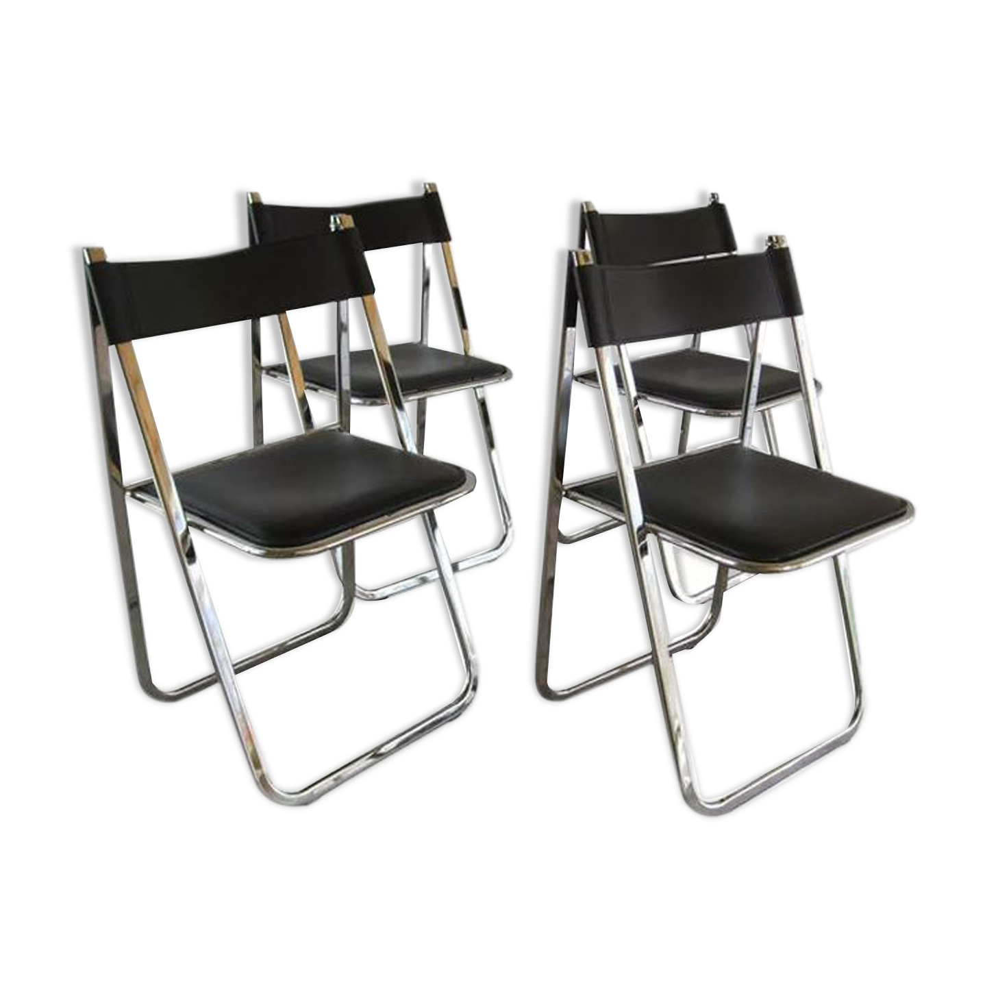Lot de 4 chaises arrben italy